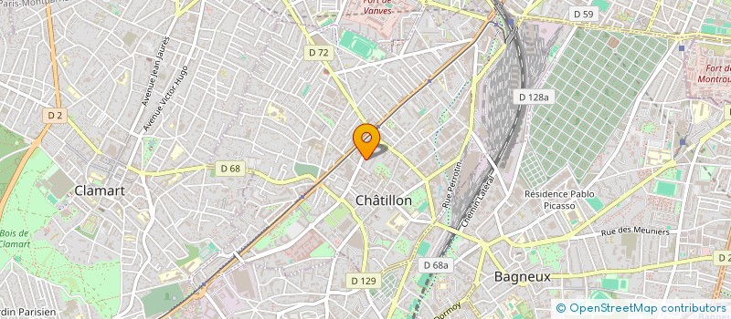 localisation de l'entreprise MADAME PAMELA BLE à CHATILLON