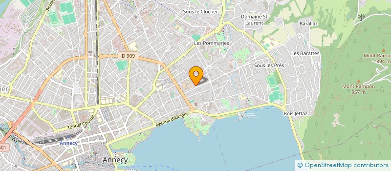 localisation de l'entreprise MADAME PAMELA BONNAMOUR à ANNECY