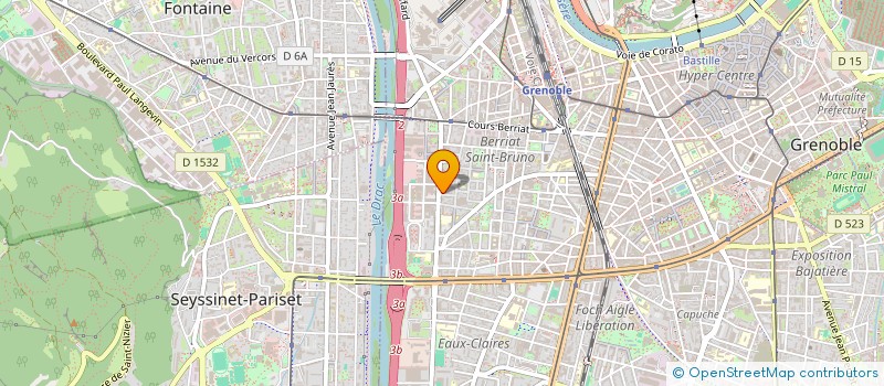 localisation de l'entreprise MADAME PAMELA BOURELLE  GRENOBLE