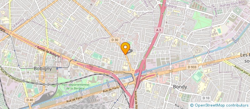 localisation de l'entreprise MADAME PAMELA BOURREAU à BOBIGNY