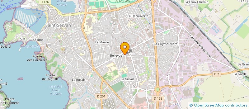 localisation de l'entreprise MADAME PAMELA CAILLE  SAINT-MALO