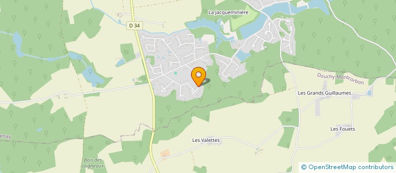 localisation de l'entreprise MADAME PAMELA CHAMPEAUX à COURTENAY
