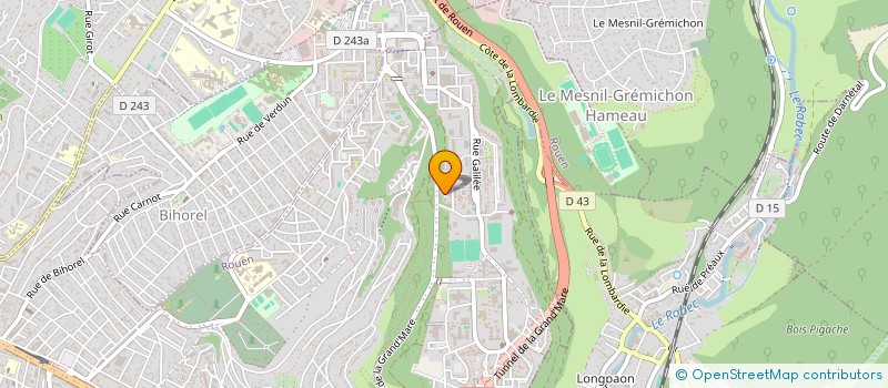 localisation de l'entreprise MADAME PAMELA DE BARROS GASPAR à ROUEN