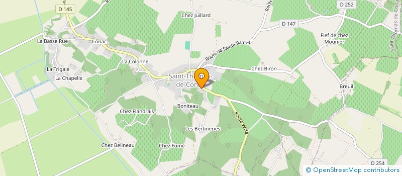 localisation de l'entreprise MADAME PAMELA DEBERT  SAINT-THOMAS-DE-CONAC