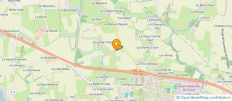 localisation de l'entreprise MADAME PAMELA DELAUNAY  SAINT-GILLES