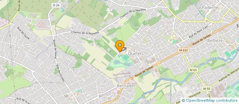 localisation de l'entreprise MADAME PAMELA DEMETER  TOURNEFEUILLE