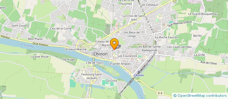 localisation de l'entreprise MADAME PAMELA DENTON à CHINON