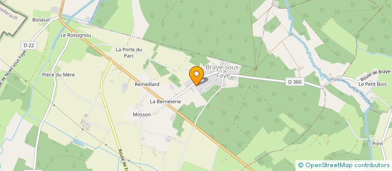 localisation de l'entreprise MADAME PAMELA DOUBLET  BRAYE-SOUS-FAYE