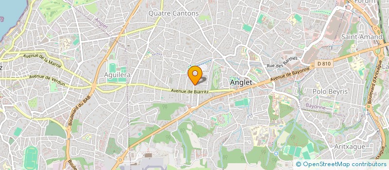 localisation de l'entreprise MADAME PAMELA ECHEVERRIA  ANGLET