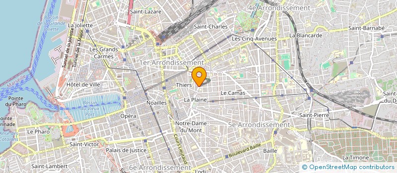 localisation de l'entreprise MADAME PAMELA FRANGEUL à MARSEILLE
