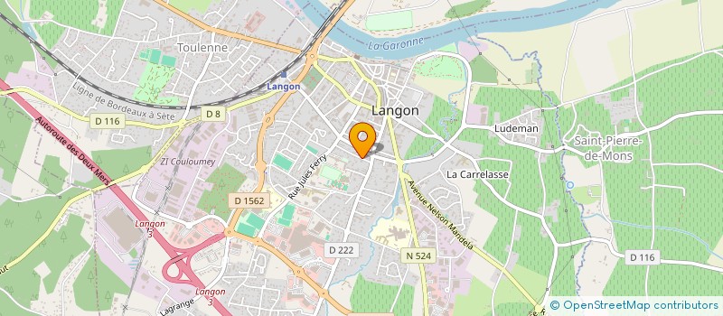 localisation de l'entreprise MADAME PAMELA HARRIBEY à LANGON