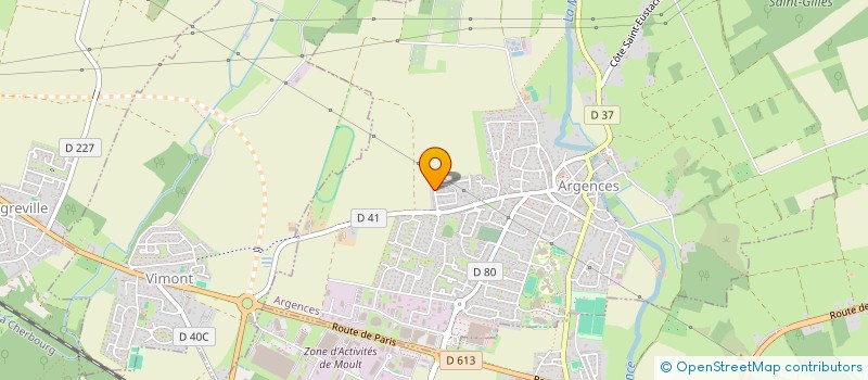 localisation de l'entreprise MADAME PAMELA JOUDOUX  ARGENCES