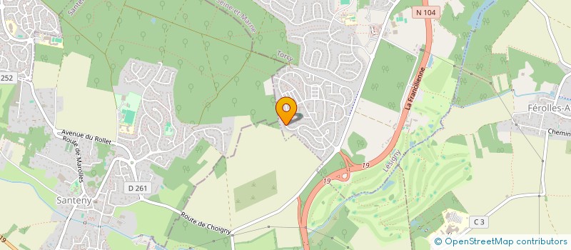 localisation de l'entreprise MADAME PAMELA KPODAR  LESIGNY