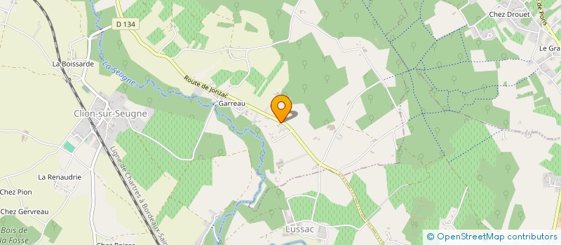 localisation de l'entreprise MADAME PAMELA LAGRANGE  SAINT-GEORGES-ANTIGNAC