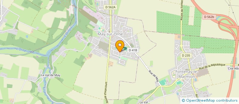 localisation de l'entreprise MADAME PAMELA LANGEVIN  LAIZE-CLINCHAMPS