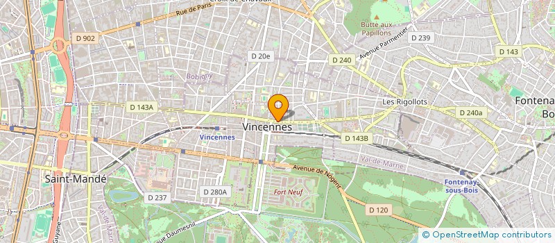 localisation de l'entreprise MADAME PAMELA LECHABLE  VINCENNES