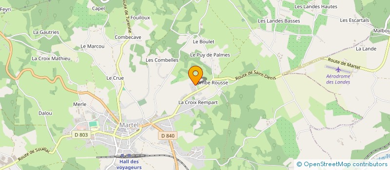 localisation de l'entreprise MADAME PAMELA MANUEL  MARTEL