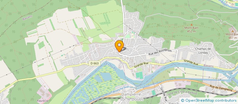 localisation de l'entreprise MADAME PAMELA MARJANOVIC à VOUJEAUCOURT