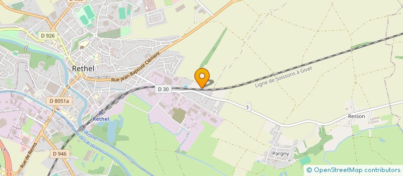 localisation de l'entreprise MADAME PAMELA MARTINEZ  CORNY-MACHEROMENIL