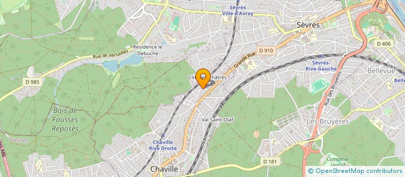 localisation de l'entreprise MADAME PAMELA MARTINEZ MARTINEZ à CHAVILLE