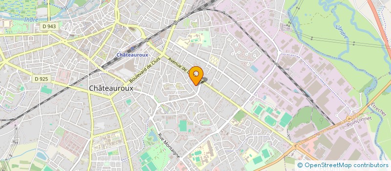 localisation de l'entreprise MADAME PAMELA MENDEZ MATOS à CHATEAUROUX