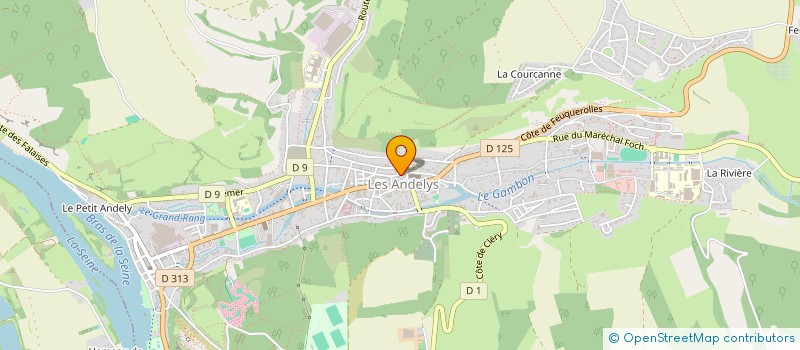 localisation de l'entreprise MADAME PAMELA MEUNIER  LES ANDELYS