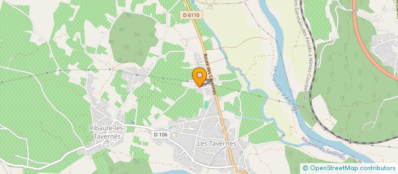 localisation de l'entreprise MADAME PAMELA MOLLON  RIBAUTE-LES-TAVERNES