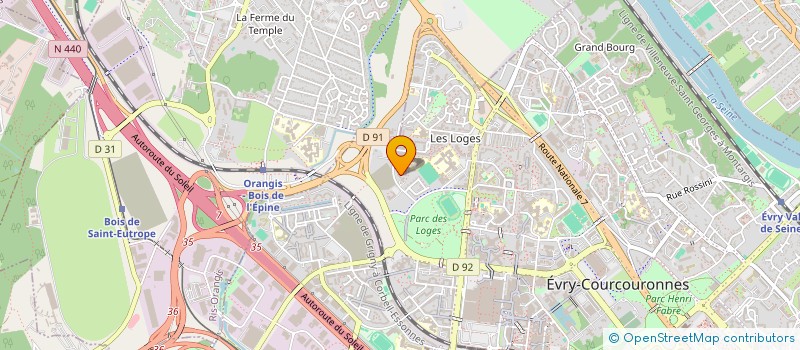 localisation de l'entreprise MADAME PAMELA MPUITU DINA  EVRY-COURCOURONNES