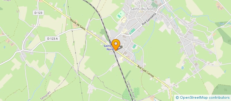 localisation de l'entreprise MADAME PAMELA NEMERY  SAINS-DU-NORD