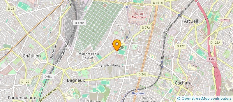 localisation de l'entreprise MADAME PAMELA NGO PONDI DELNISE à BAGNEUX