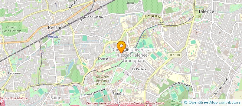 localisation de l'entreprise MADAME PAMELA NOUBISSI KAMMOGNE à PESSAC