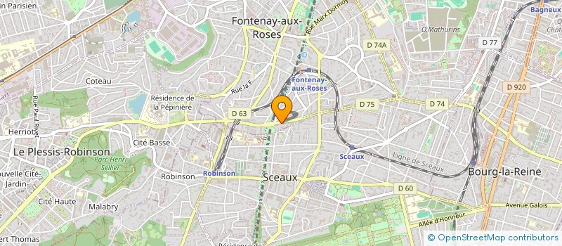 localisation de l'entreprise MADAME PAMELA OAKLEY à FONTENAY-AUX-ROSES