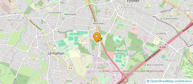 localisation de l'entreprise MADAME PAMELA PADIAL  EYSINES