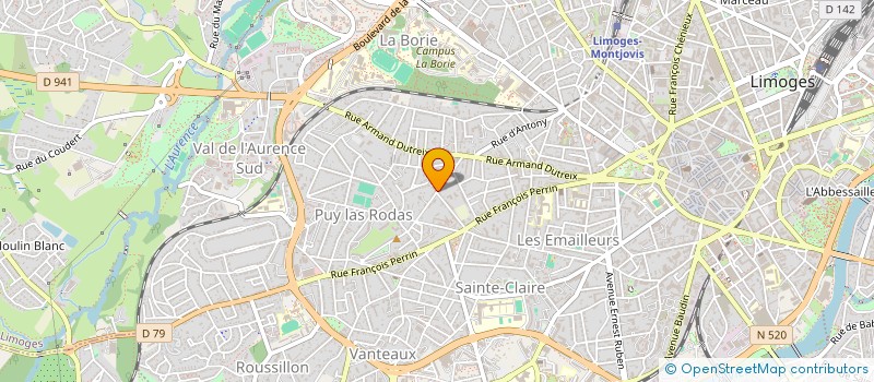 localisation de l'entreprise MADAME PAMELA PALOMERA à LIMOGES