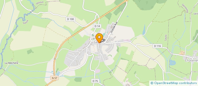 localisation de l'entreprise MADAME PAMELA PARISOT  CALMOUTIER