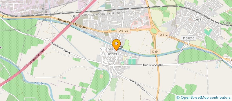 localisation de l'entreprise MADAME PAMELA POLITO à VILLENEUVE-LES-BEZIERS