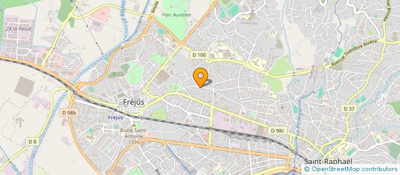 localisation de l'entreprise MADAME PAMELA PONS à FREJUS