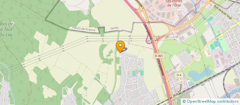 localisation de l'entreprise MADAME PAMELA POUGET  CHAMPAGNE-SUR-OISE