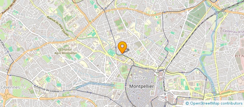 localisation de l'entreprise MADAME PAMELA RAPHAEL DE ARAJO  MONTPELLIER