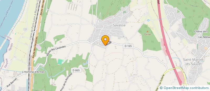 localisation de l'entreprise MADAME PAMELA ROSEAU  SAVASSE