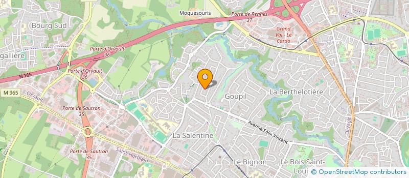 localisation de l'entreprise MADAME PAMELA SAEZ à ORVAULT