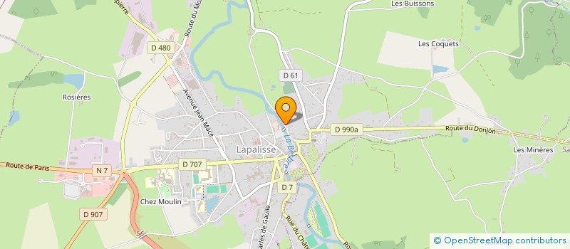 localisation de l'entreprise MADAME PAMELA SEMBIN APOU à LAPALISSE