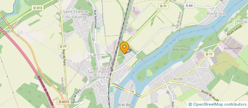 localisation de l'entreprise MADAME PAMELA SOUROUNGBA YABADA  SAINT-PIERRE-DU-VAUVRAY