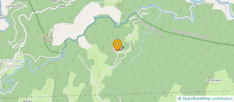 localisation de l'entreprise MADAME PAMELA STEIN  SAINT-CIERGE-LA-SERRE