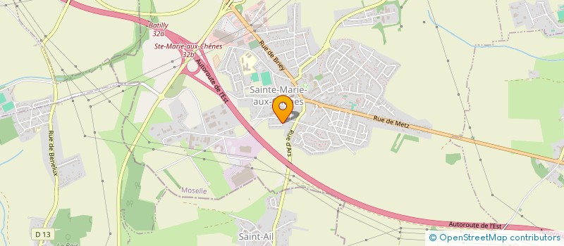 localisation de l'entreprise MADAME PAMELA STORTZ  SAINTE-MARIE-AUX-CHENES