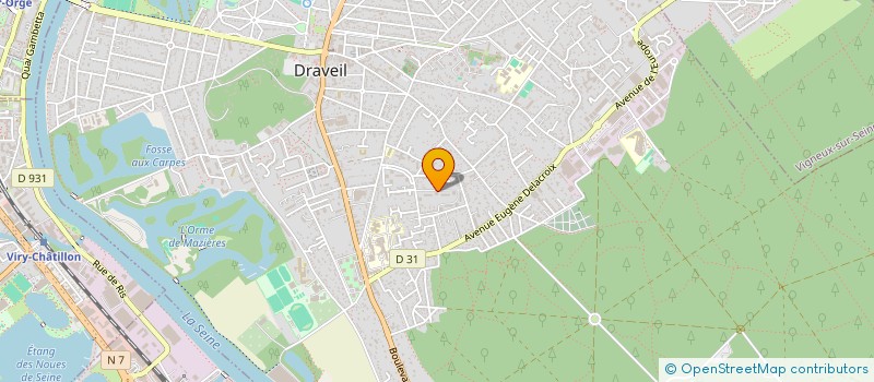 localisation de l'entreprise MADAME PAMELA THOMAS à DRAVEIL