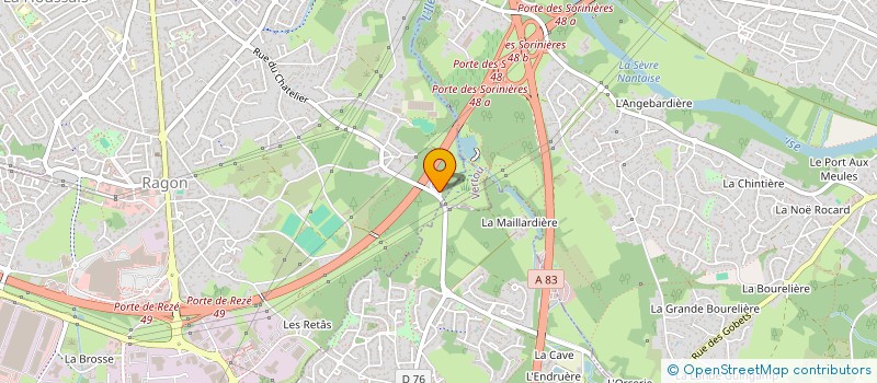 localisation de l'entreprise MADAME PAMELA TOQUARD  REZE