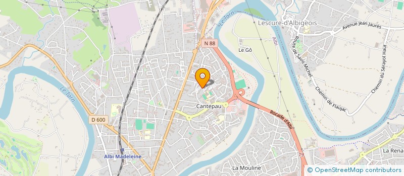 localisation de l'entreprise MADAME PAMELA VANDEWAETERE à ALBI