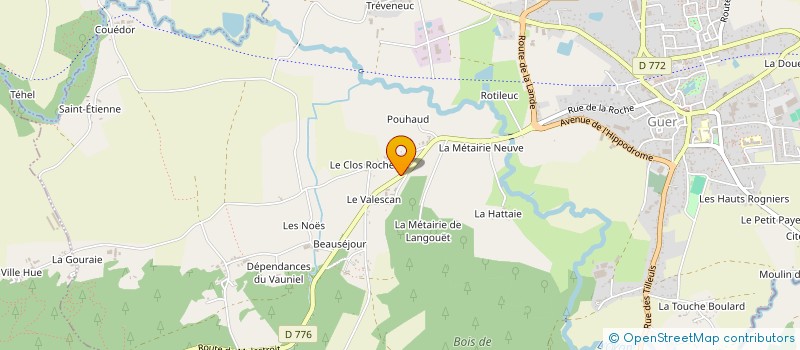 localisation de l'entreprise MADAME PAMELA WILMART  GUER