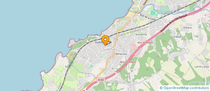 localisation de l'entreprise MADAME PANDORA DECOSTER  SAINT-JEAN-DE-LUZ